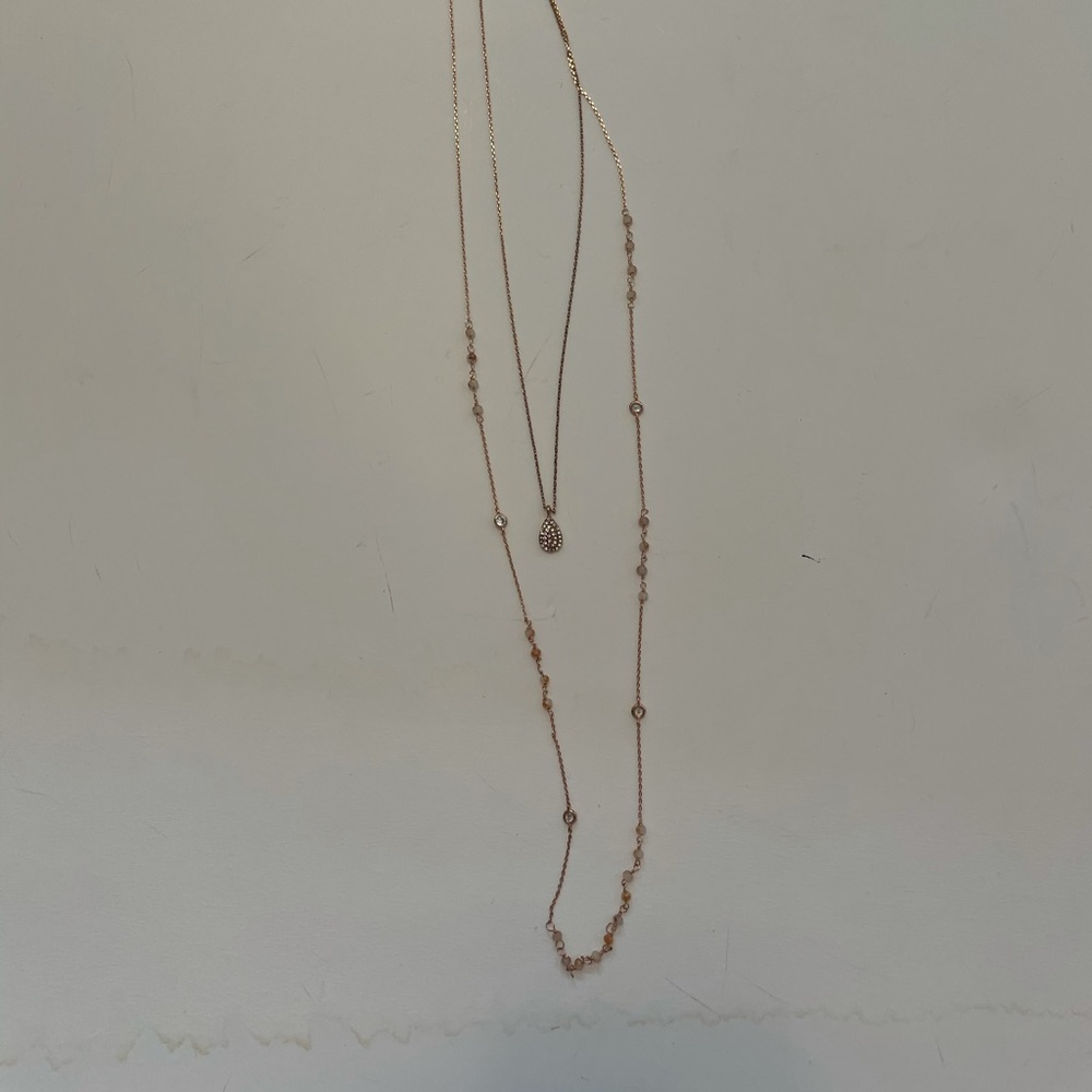 Ann Taylor Rose Gold Necklace